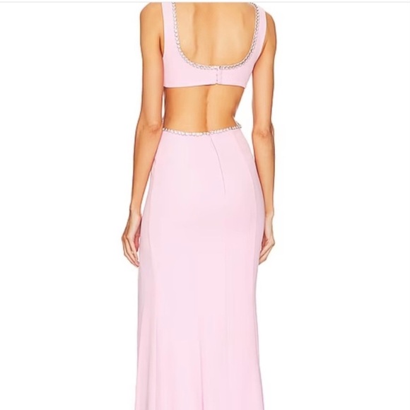 Majorelle Matteson Maxi Backless Dress in Bubblegum Pink - Picture 5 of 8